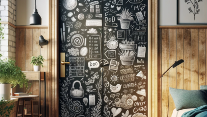 Chalkboard Door: Transforming Your Door Into a Functional and Creative Space